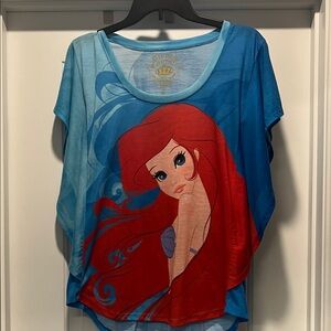 Disney Ariel Blue and Red Top